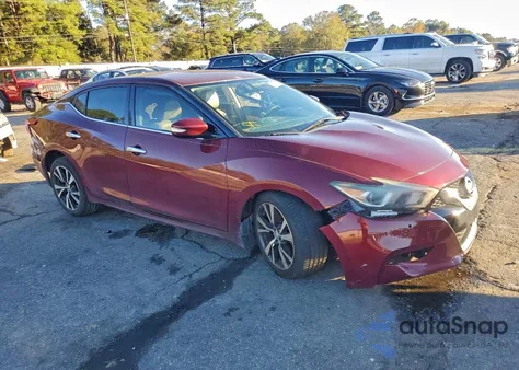 2016 Nissan Maxima 3.5S z USA, uszkodzony, nr VIN 1N4AA6AP0GC426379